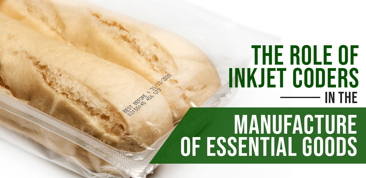 喷墨编码器在必需品制造中的作用